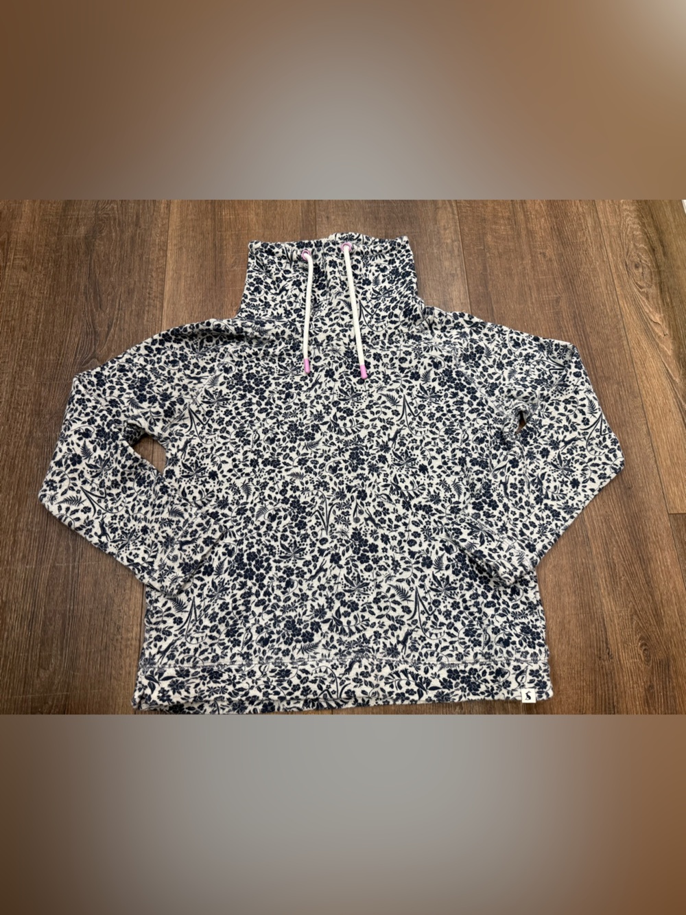 Joules funnel neck floral sweater sweatshirt